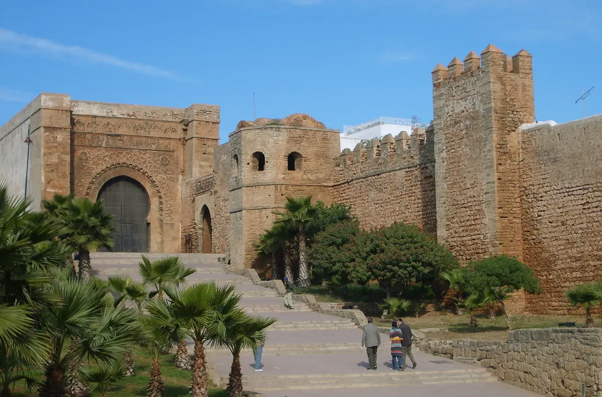 The walls of the Kasbah of the Udayas